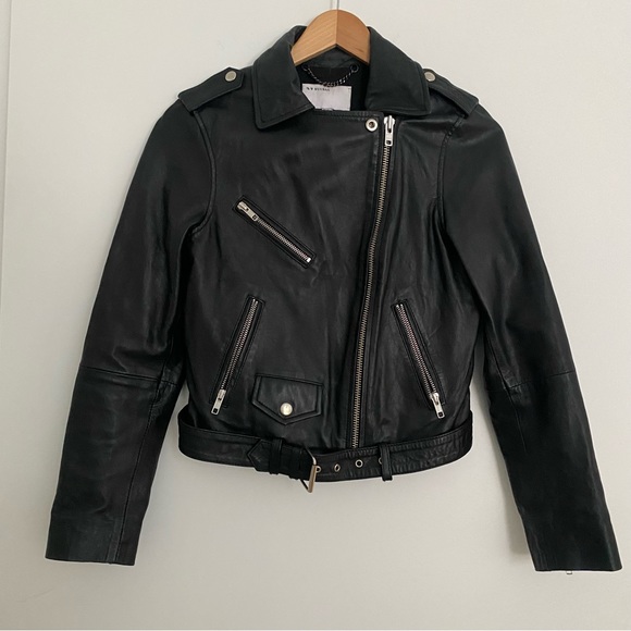 Muubaa Sandpiper Leather Biker Jacket - Picture 13 of 13